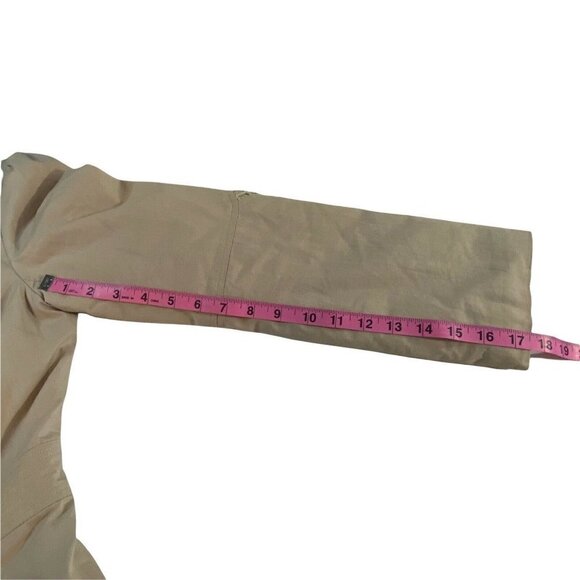 PINDAI Lady's Collection Button Up Coat Tan Juniors L C-7 - Picture 6 of 8